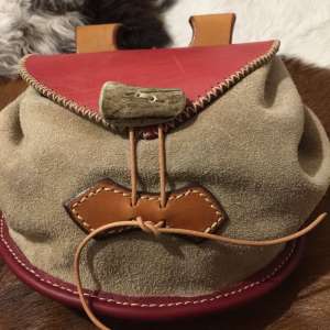 Sac cuir bi-color